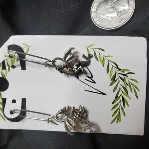 In Flight Dragon Earrings